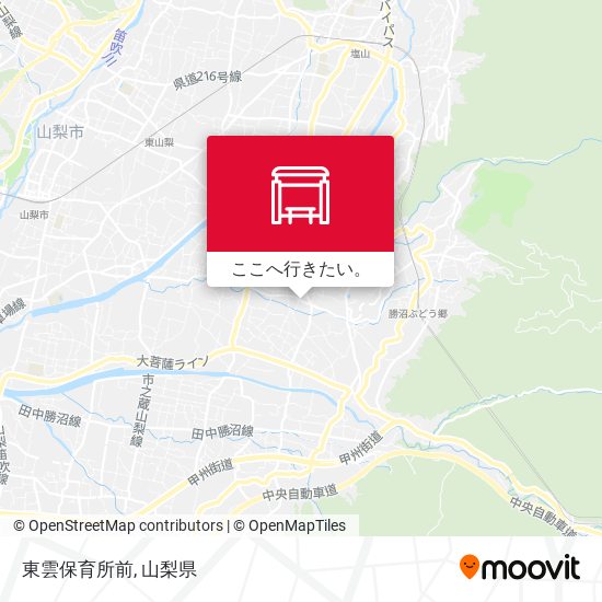 東雲保育所前地図