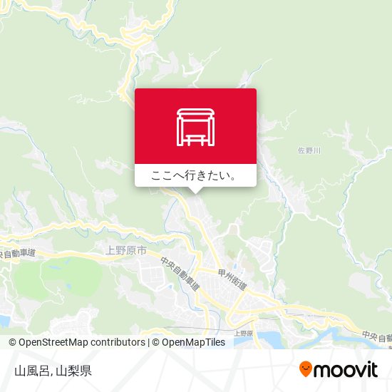 山風呂地図