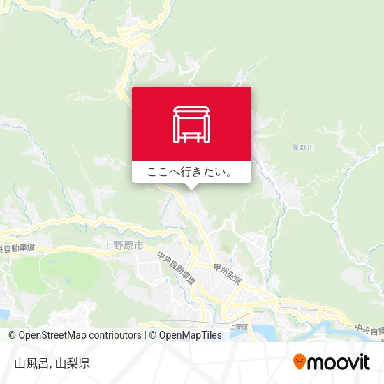 山風呂地図