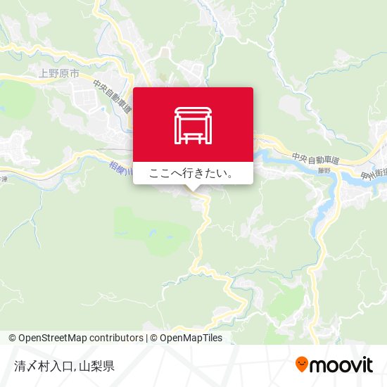 清〆村入口地図