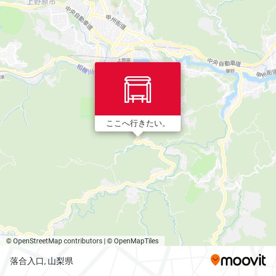 落合入口地図