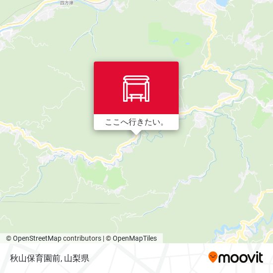 秋山保育園前地図