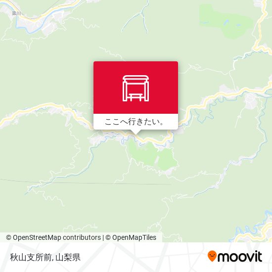 秋山支所前地図