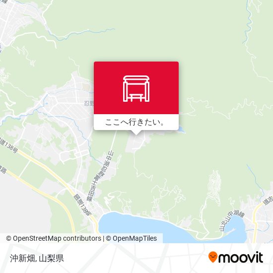 沖新畑地図