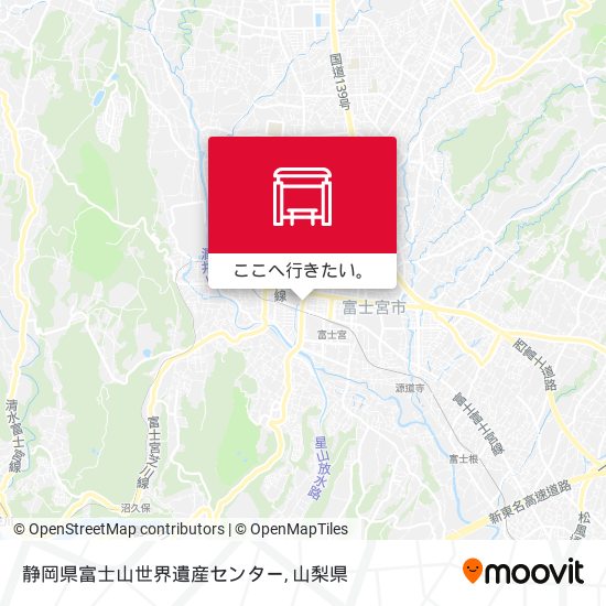 静岡県富士山世界遺産センター地図