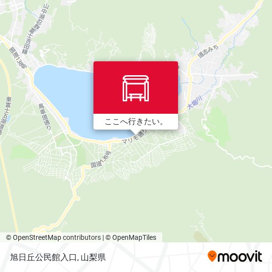 旭日丘公民館入口地図