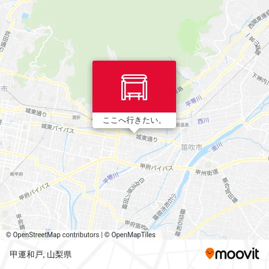 甲運和戸地図