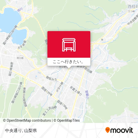 中央通り地図