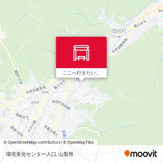 環境美化センター入口地図