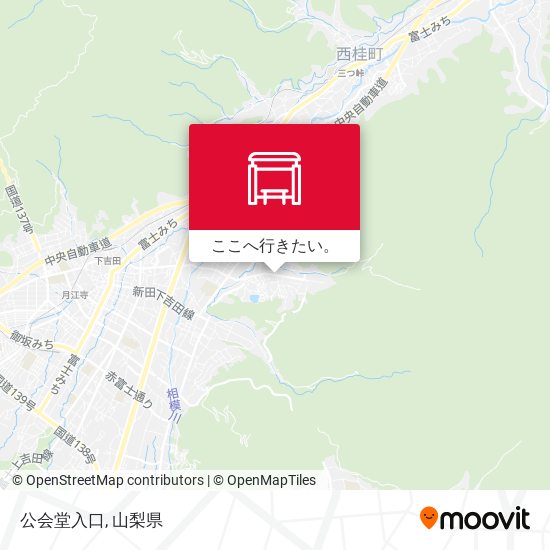 公会堂入口地図