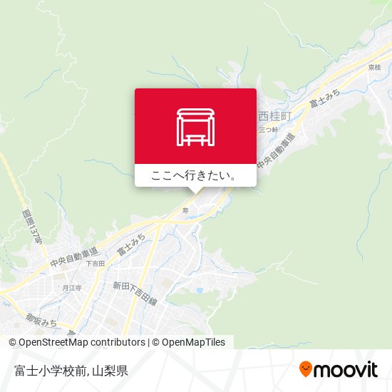 富士小学校前地図