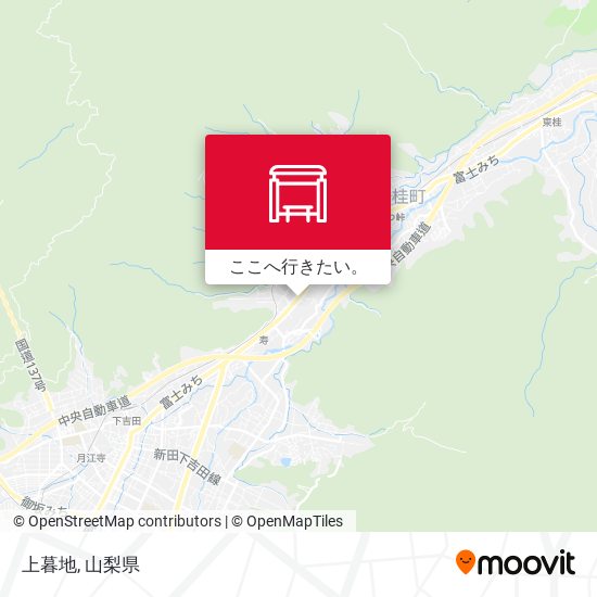上暮地地図