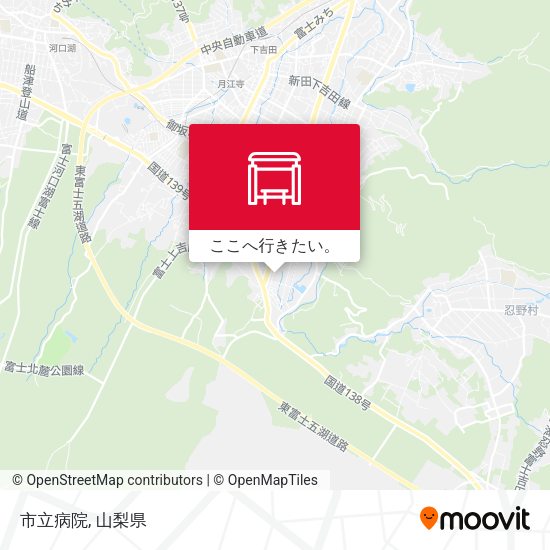 市立病院地図