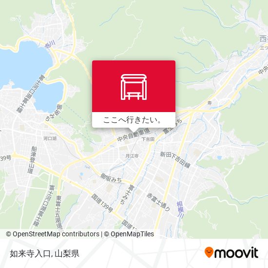 如来寺入口地図