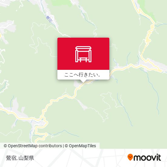鶯宿地図