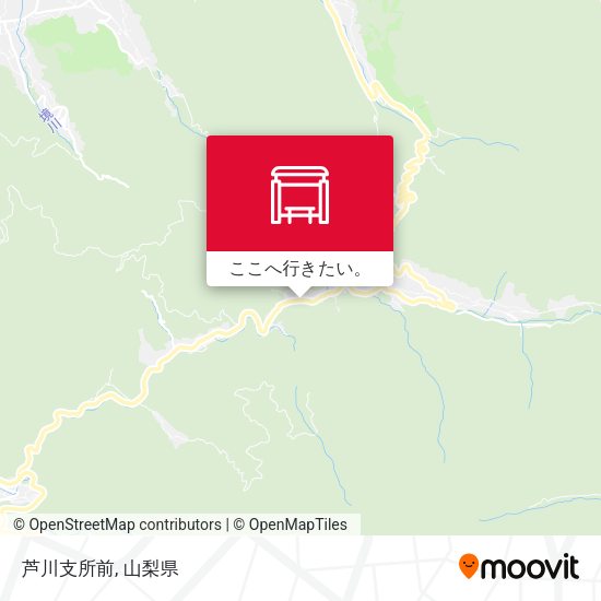 芦川支所前地図