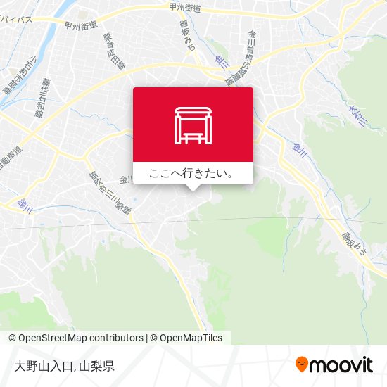 大野山入口地図