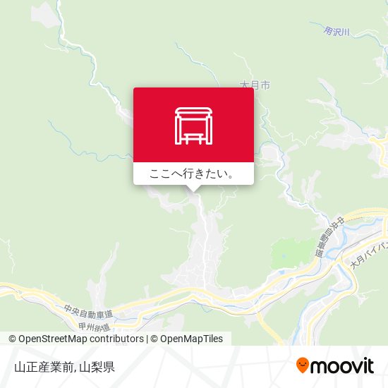 山正産業前地図