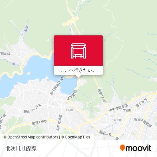 北浅川地図