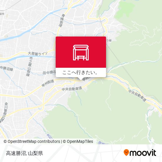 高速勝沼地図