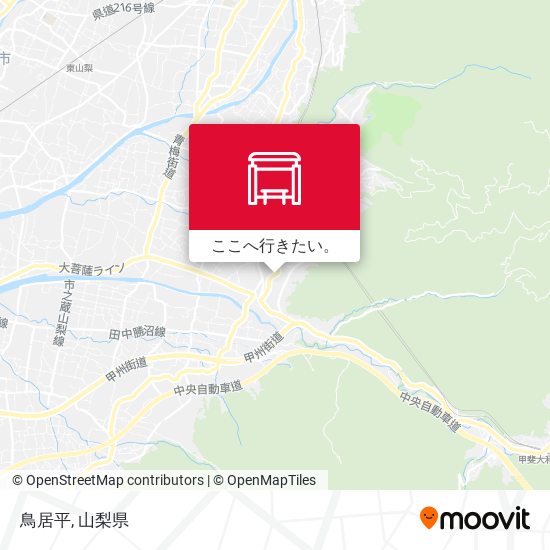 鳥居平地図