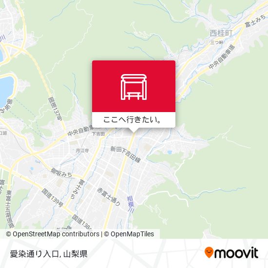 愛染通り入口地図
