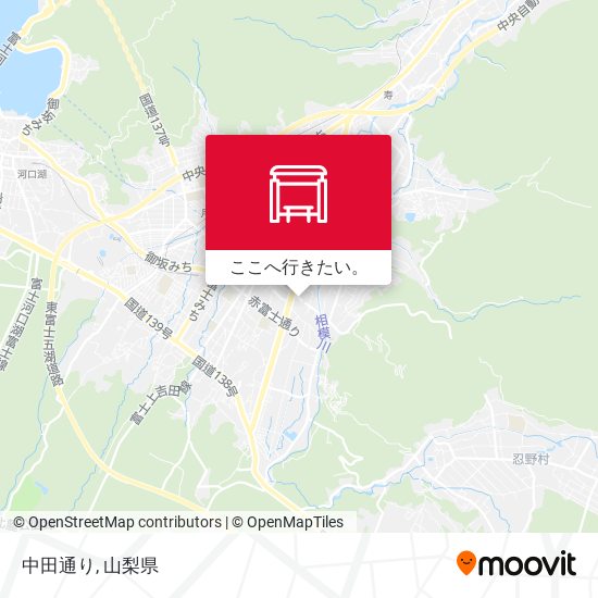 中田通り地図