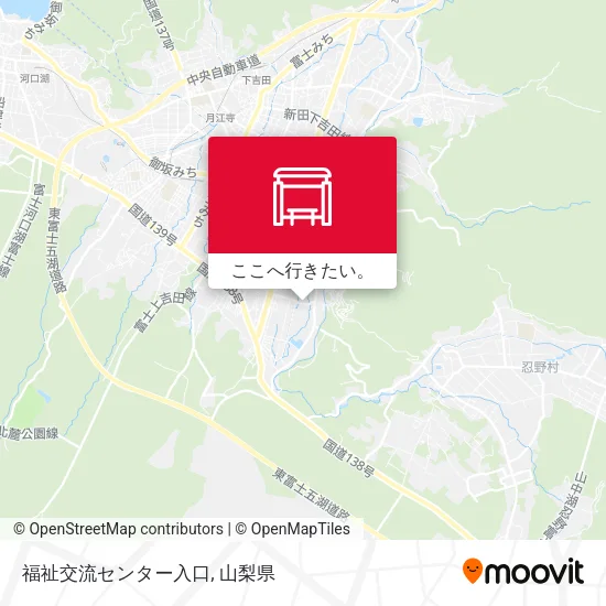福祉交流センター入口地図