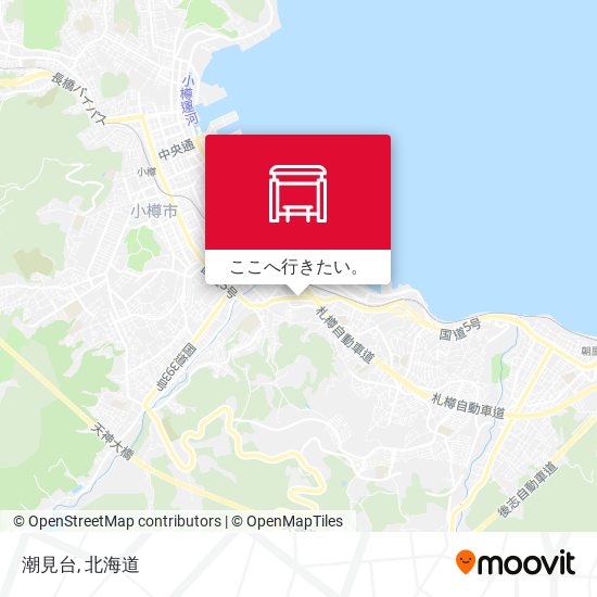 潮見台地図