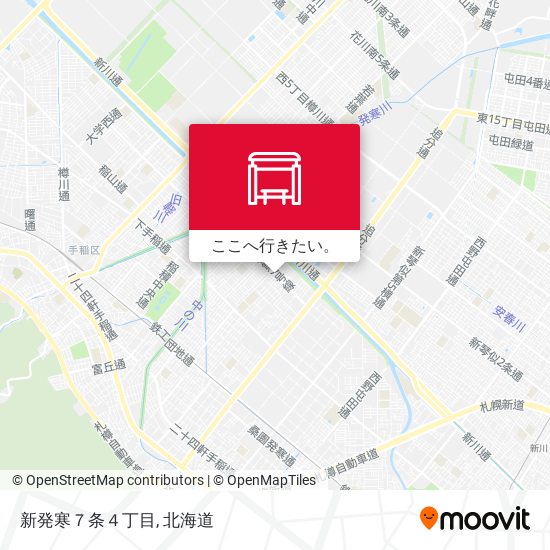 新発寒７条４丁目地図