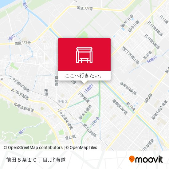 前田８条１０丁目地図