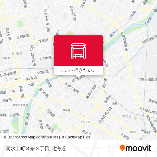 菊水上町３条３丁目地図