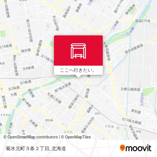 菊水元町３条２丁目地図