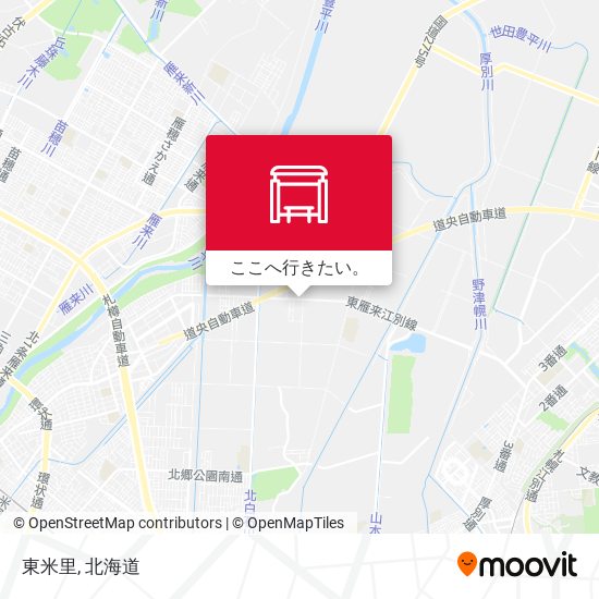 東米里地図