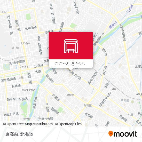 東高前地図