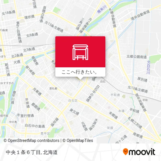 中央１条６丁目地図