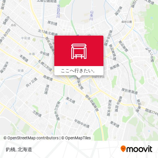 釣橋地図