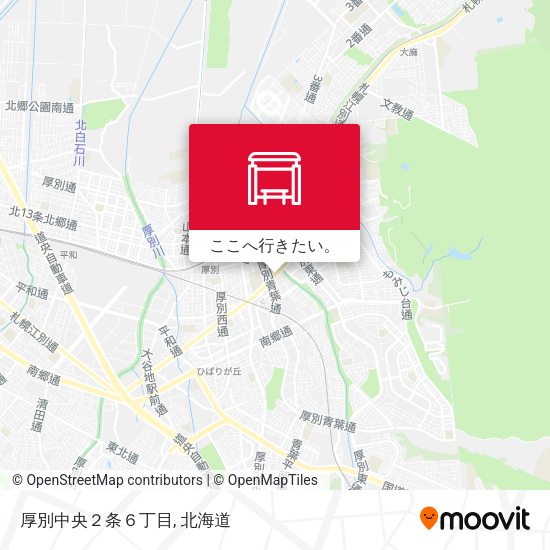 厚別中央２条６丁目地図