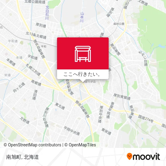 南旭町地図