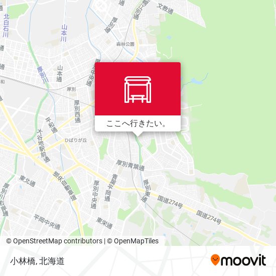 小林橋地図