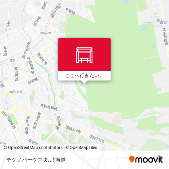 テクノパーク中央地図