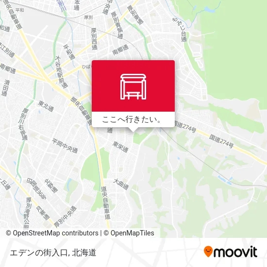 エデンの街入口地図