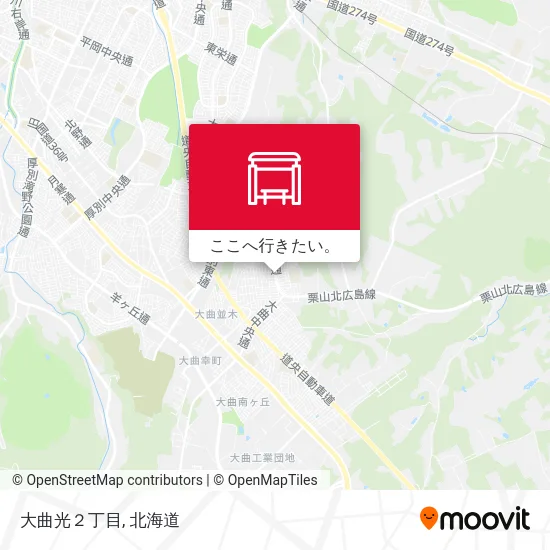 大曲光２丁目地図