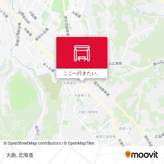 大曲地図