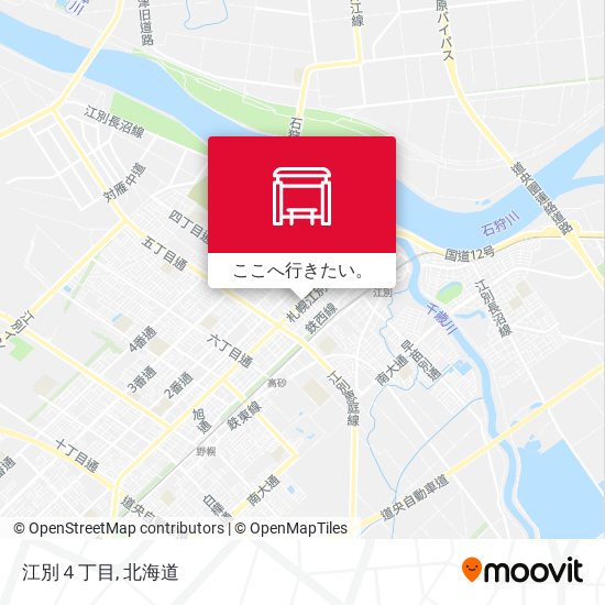 江別４丁目地図