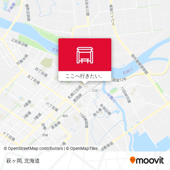 萩ヶ岡地図