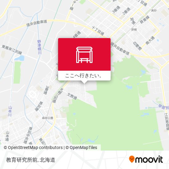 教育研究所前地図