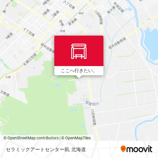 セラミックアートセンター前地図