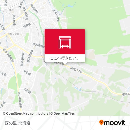 西の里地図