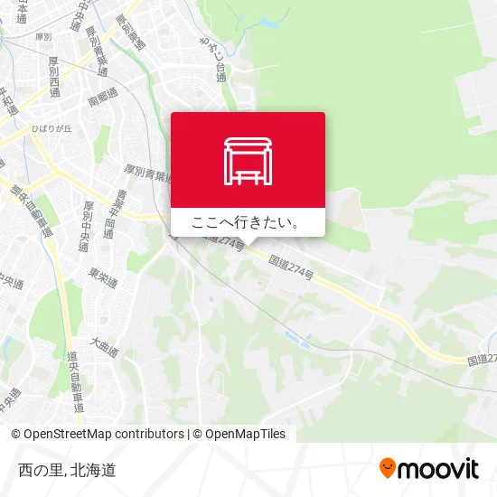 西の里地図